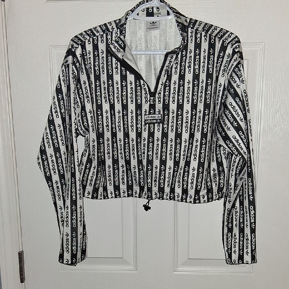 Adidas 1/4 Zip Crop
